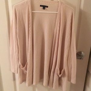 American Eagle Cream Cardigan